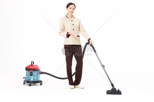 家政服务女性使用吸尘器高清图片下载-正版图片501534916-摄图网